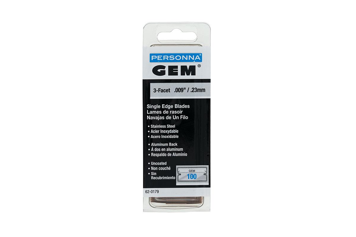 GEM UNCOATED BLADES 100pk